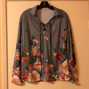 MISSLOOK long sleeve blouse